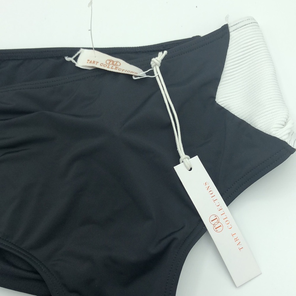 Tart Collection Women’s Swim Bottom Bikini Size Small White Rib